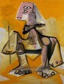 Mann accroupi 1971 Kubismus Pablo Picasso
